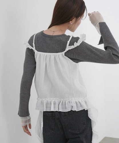 Bab Ruffled Frill Camisole