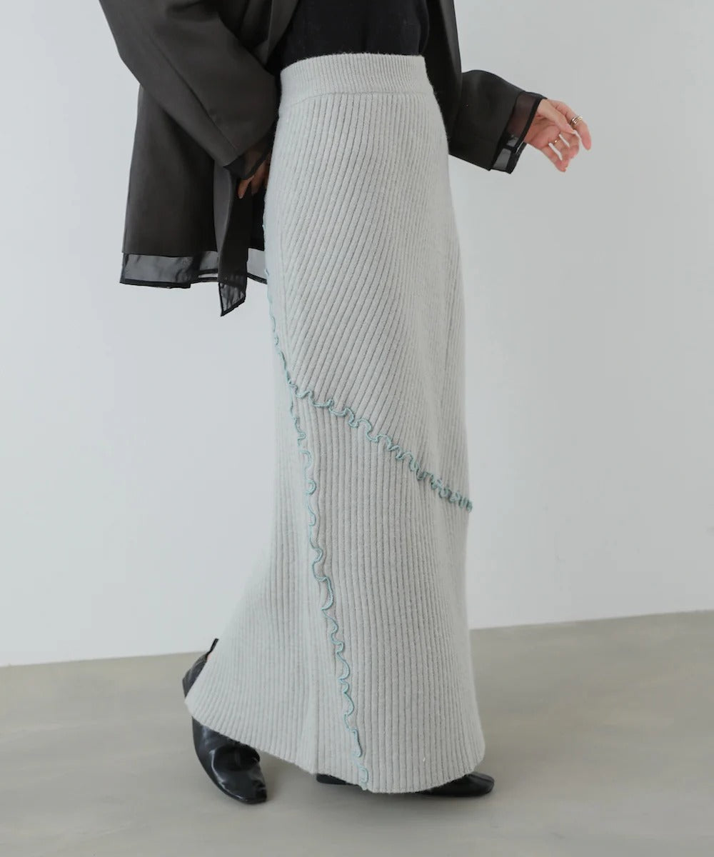 Bab Random Mellow Knit Skirt