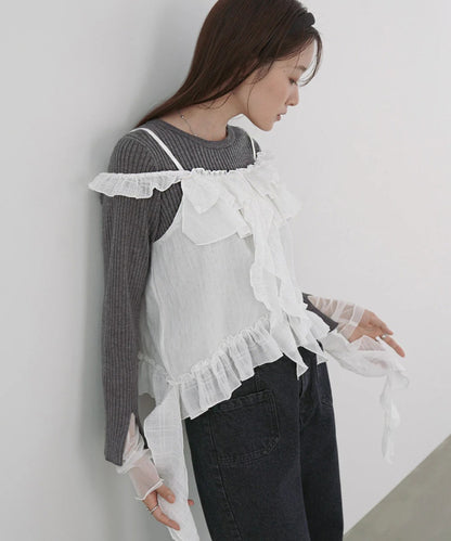 Bab Ruffled Frill Camisole