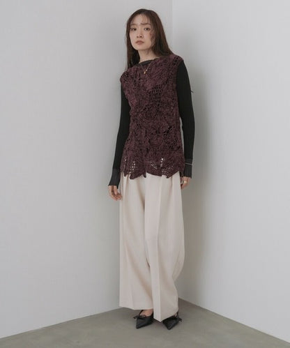 Mohair Crochet Tunic Vest