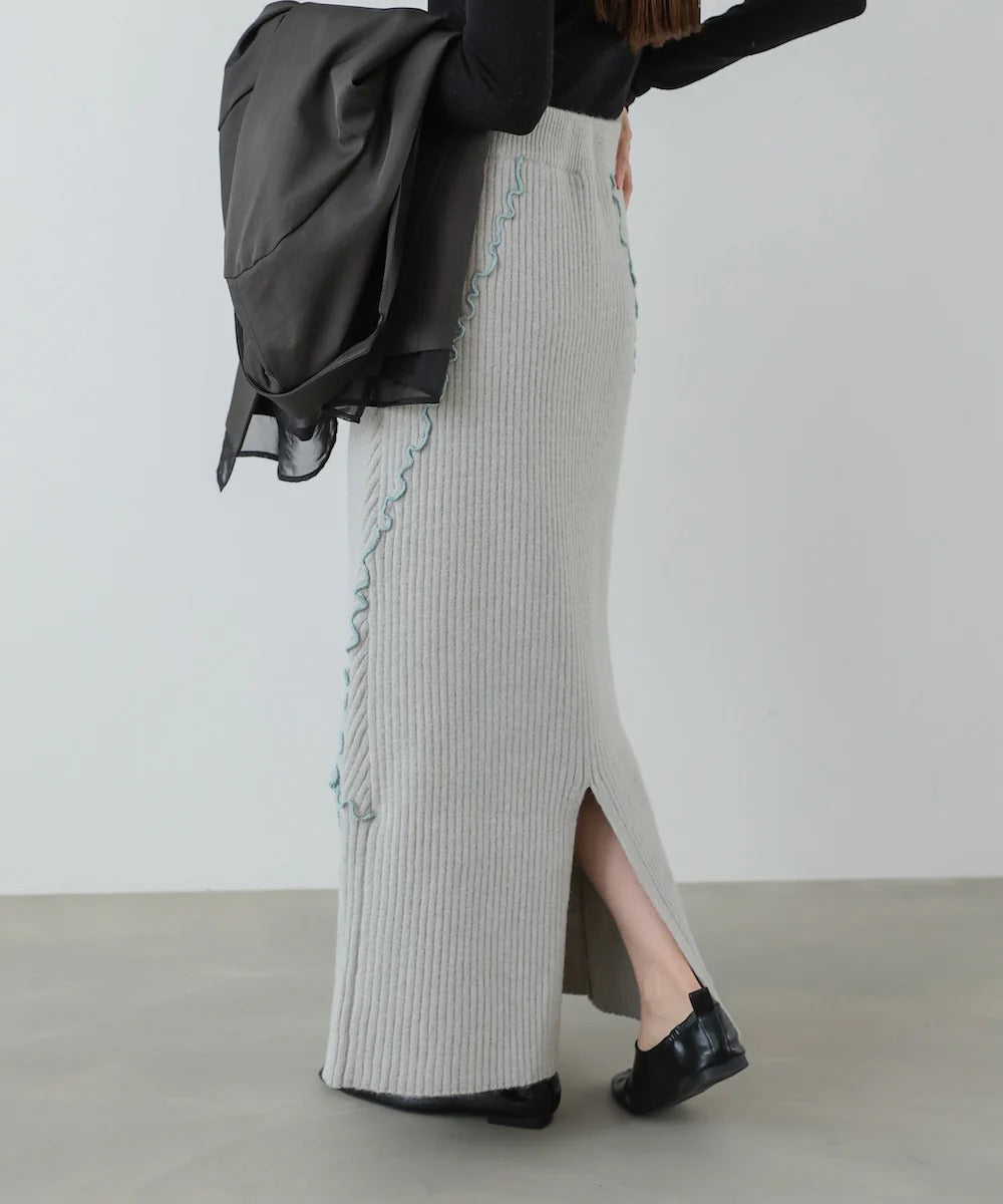Bab Random Mellow Knit Skirt