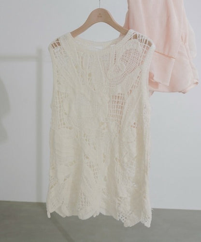 Mohair Crochet Tunic Vest