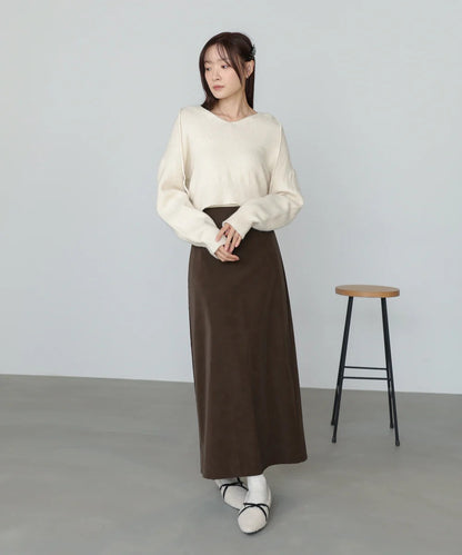 Bab Short Hoodie Knit Top