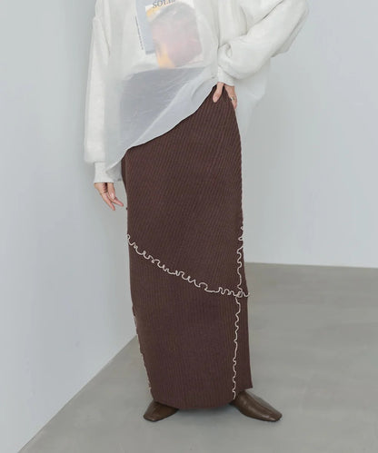 Bab Random Mellow Knit Skirt