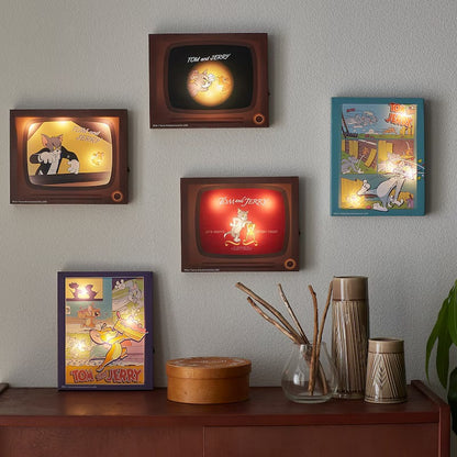 Tom and Jerry Illuminated Canvas Art Panel