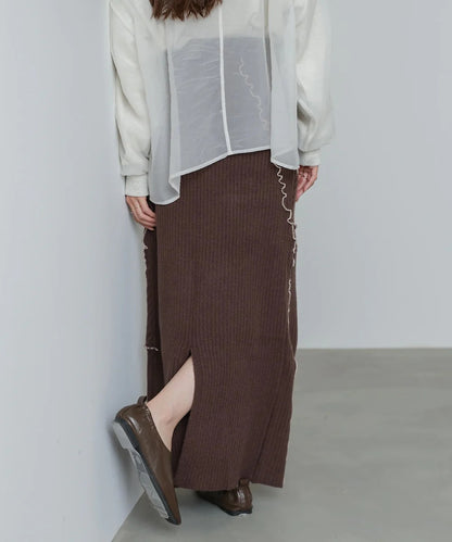 Bab Random Mellow Knit Skirt