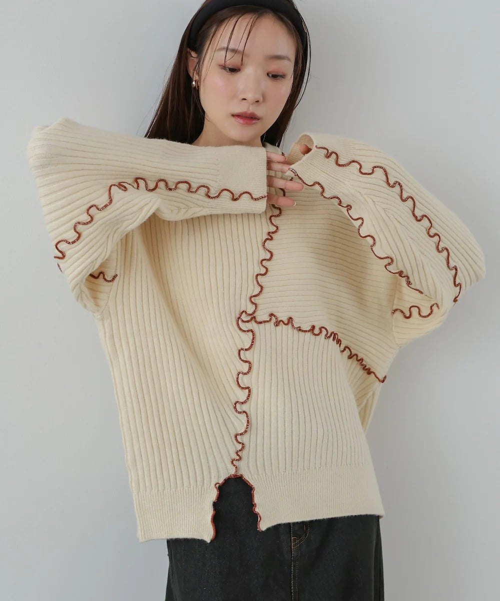 Bab Random Mellow Knit Tops