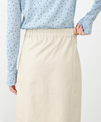 Women’s High Waist Maxi Skirt – Minimalist Side Slit Pencil Skirt