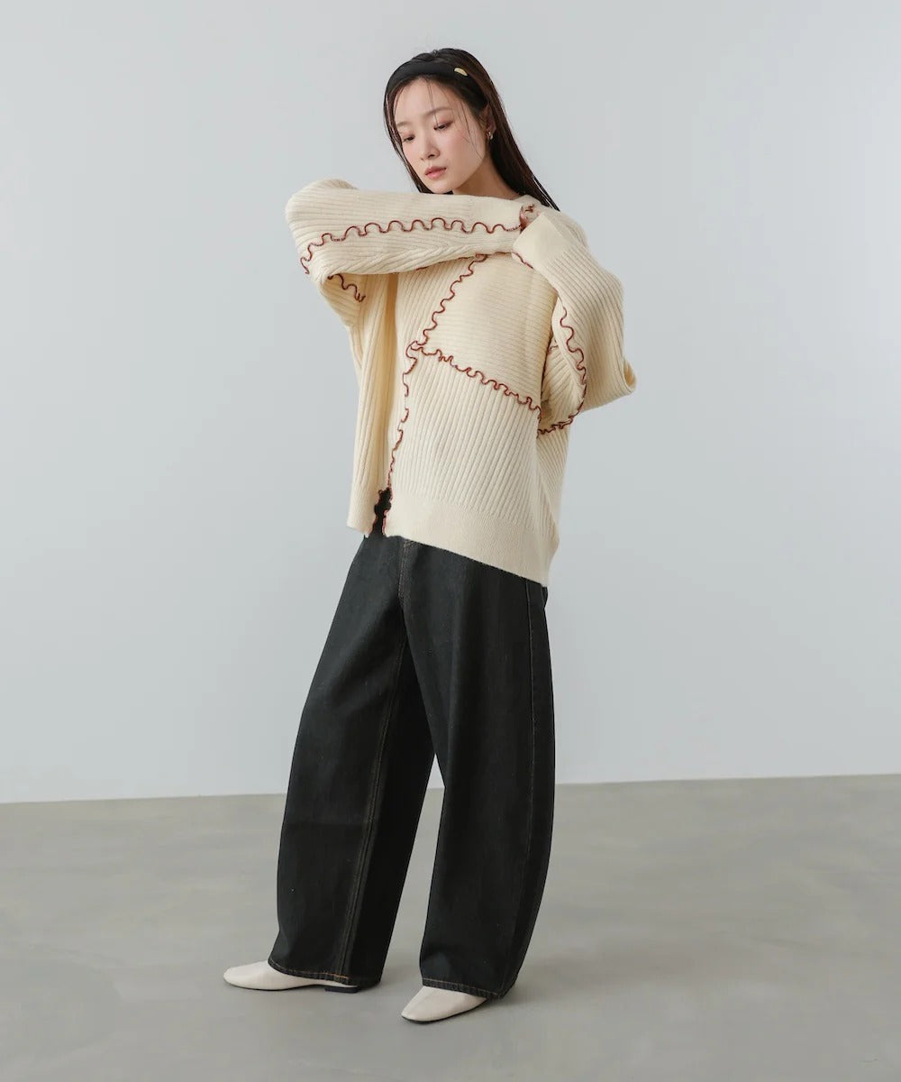 Bab Random Mellow Knit Tops