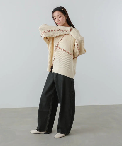 Bab Random Mellow Knit Tops