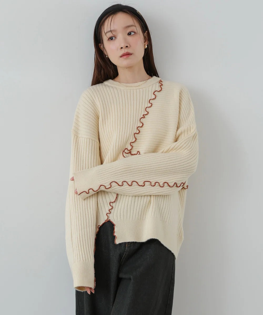 Bab Random Mellow Knit Tops