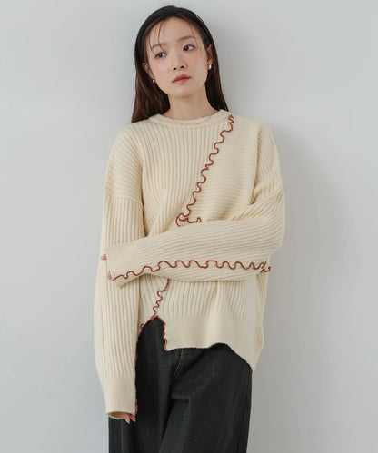 Bab Random Mellow Knit Tops