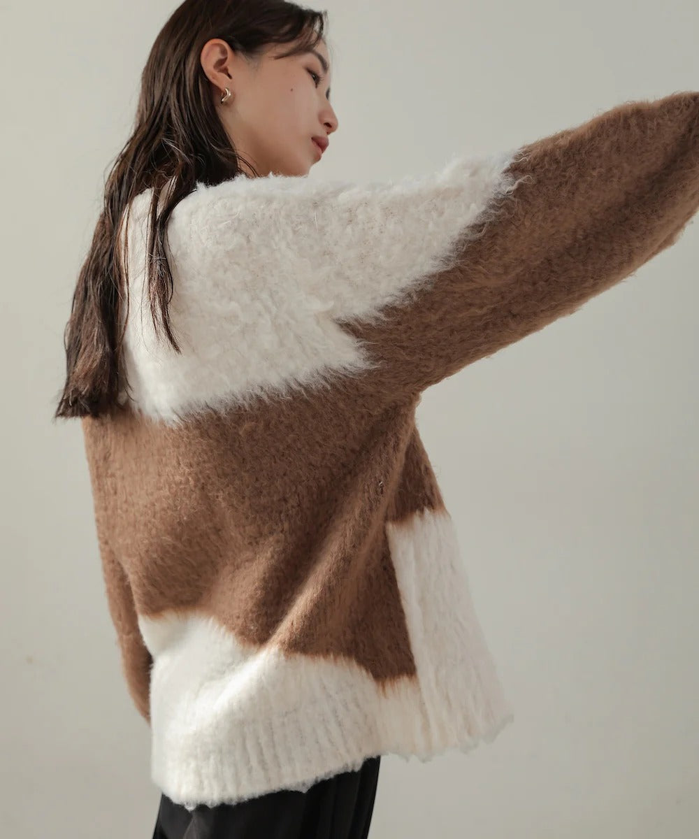 Bab Shaggy Knit Tops