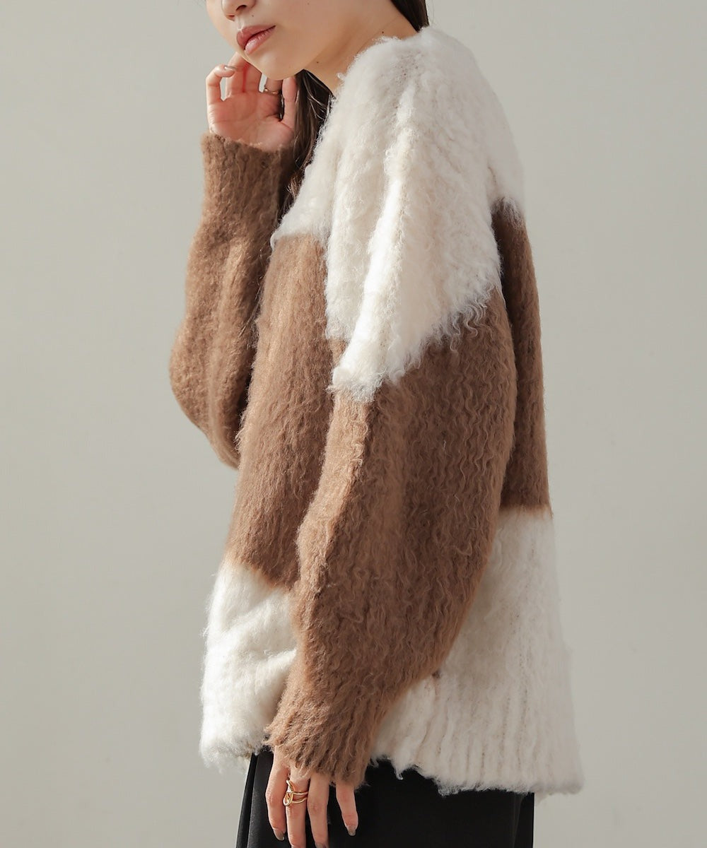 Bab Shaggy Knit Tops