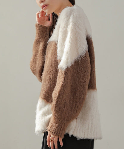 Bab Shaggy Knit Tops