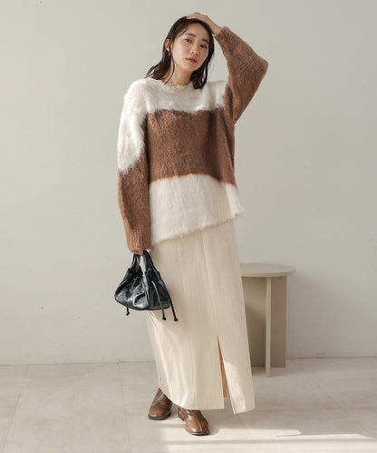 Bab Shaggy Knit Tops