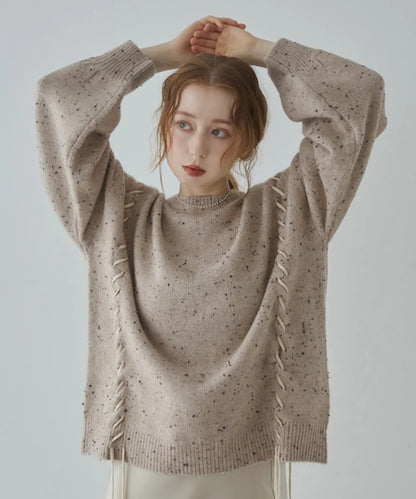 Bab Chocolate Chip Nep Knit Top