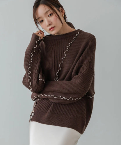 Bab Random Mellow Knit Tops