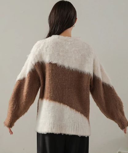 Bab Shaggy Knit Tops