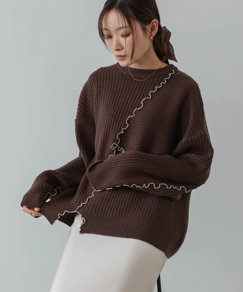 Bab Random Mellow Knit Tops