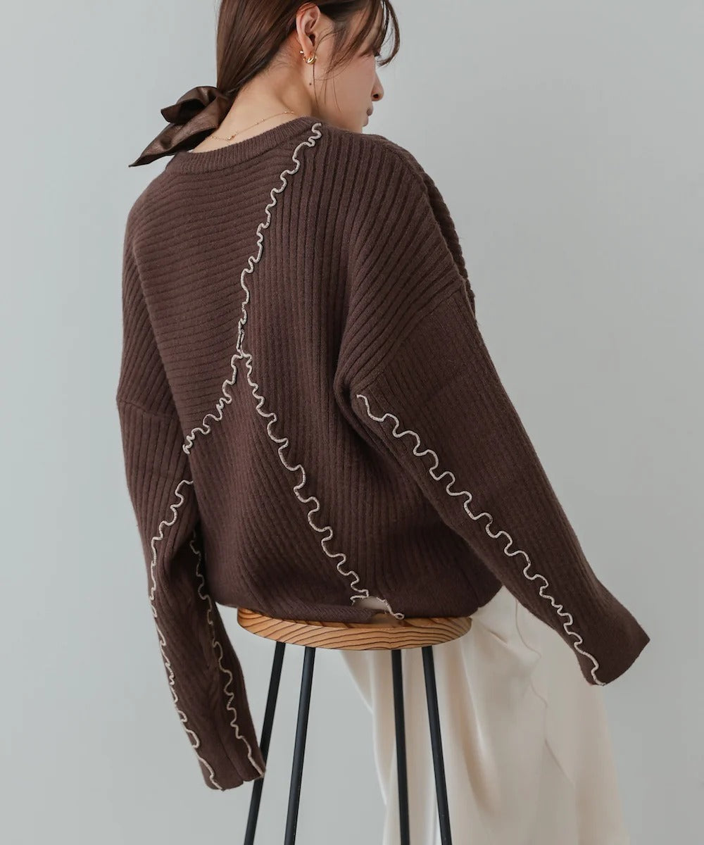 Bab Random Mellow Knit Tops