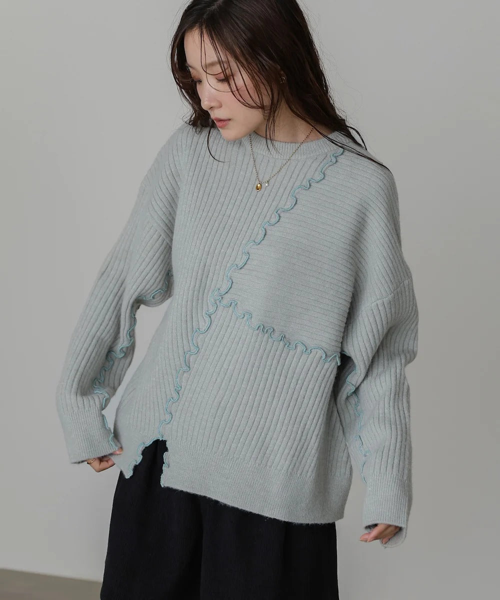 Bab Random Mellow Knit Tops
