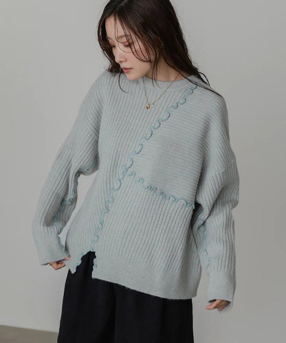 Bab Random Mellow Knit Tops