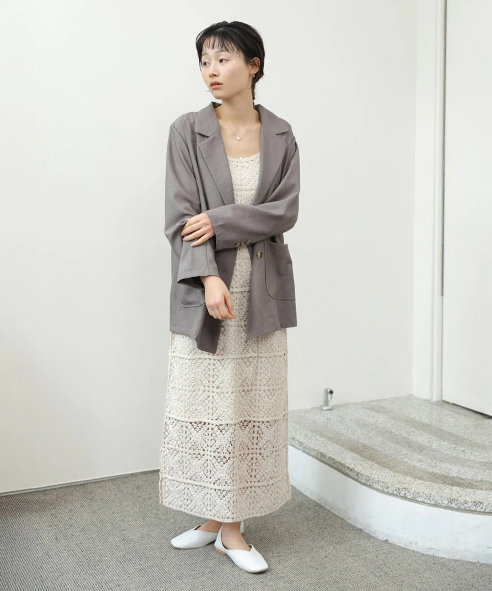 Boho Crochet Maxi Dress for Women – Sleeveless Summer Resort Style