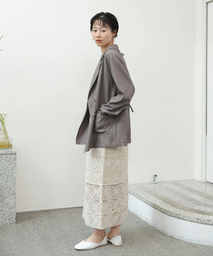 Boho Crochet Maxi Dress for Women – Sleeveless Summer Resort Style