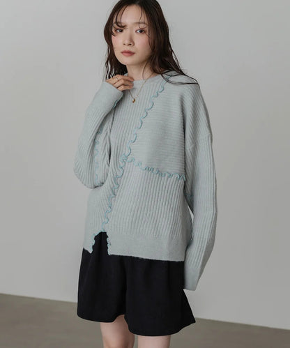 Bab Random Mellow Knit Tops