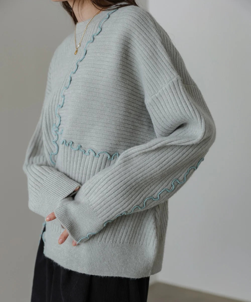 Bab Random Mellow Knit Tops