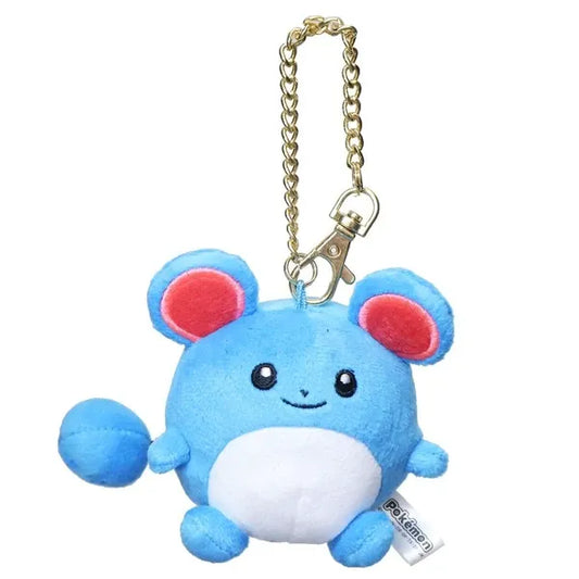 Pokémon Marill Plush Keyring – Cute Kawaii Blue Mouse Keychain Gift
