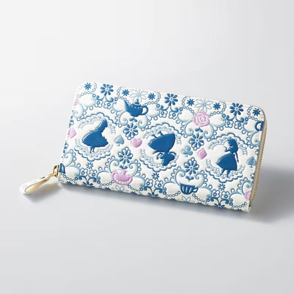 Disney Characters Zipper Long Wallet made in Japan