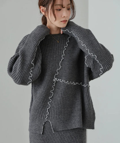 Bab Random Mellow Knit Tops