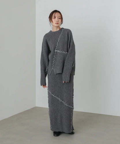 Bab Random Mellow Knit Tops