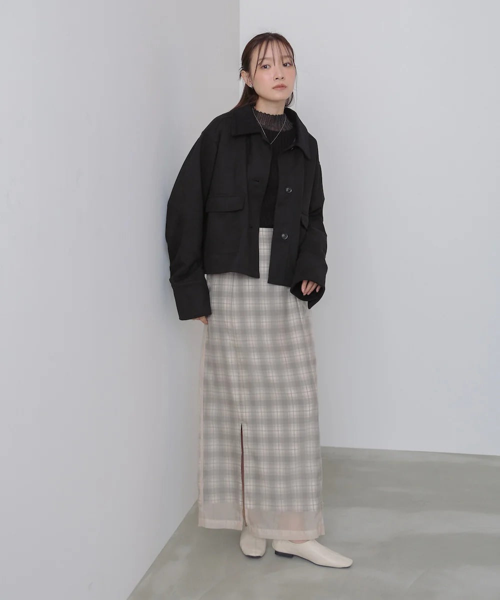 Bab Faux Suede x Corduroy Short Coverall