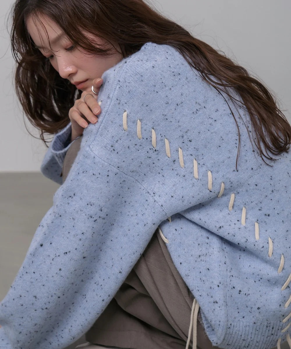 Bab Chocolate Chip Nep Knit Top