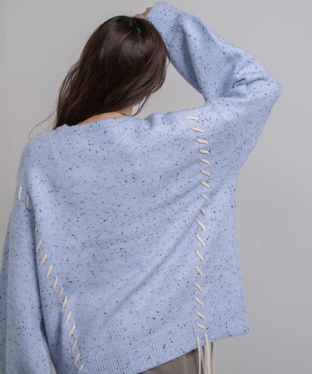 Bab Chocolate Chip Nep Knit Top