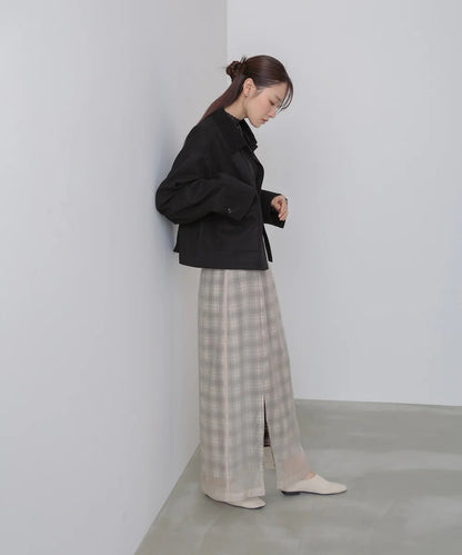 Bab Faux Suede x Corduroy Short Coverall