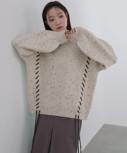 Bab Chocolate Chip Nep Knit Top