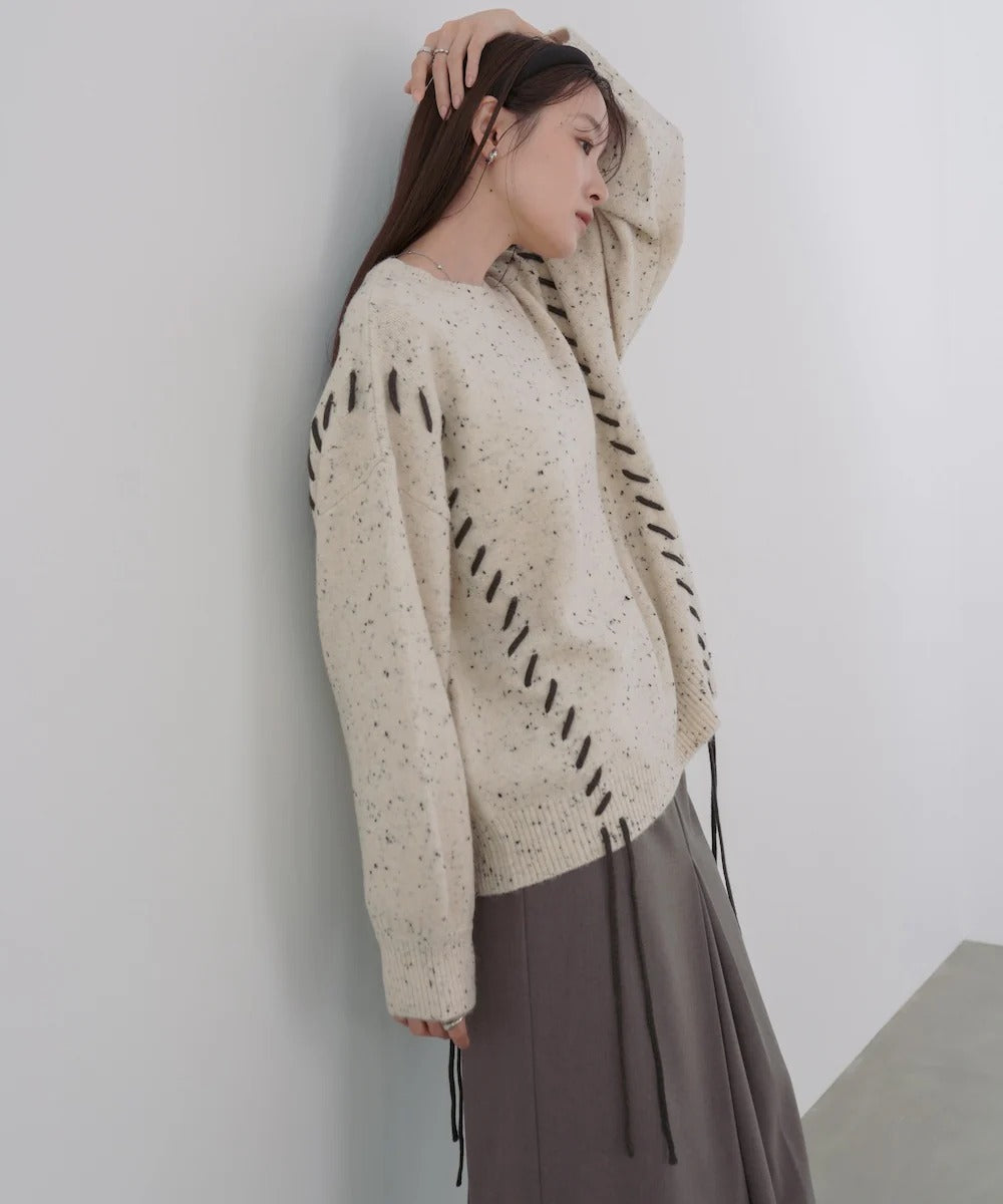 Bab Chocolate Chip Nep Knit Top