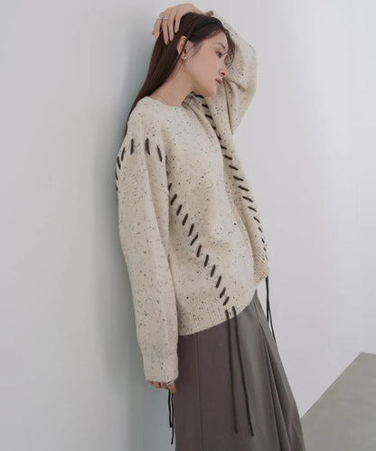 Bab Chocolate Chip Nep Knit Top