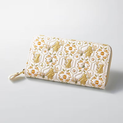 Disney Characters Zipper Long Wallet made in Japan