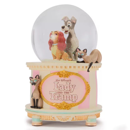 Lady and the Tramp Musical Snow Globe