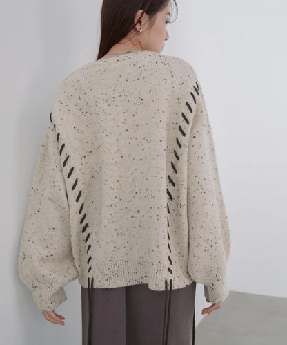 Bab Chocolate Chip Nep Knit Top