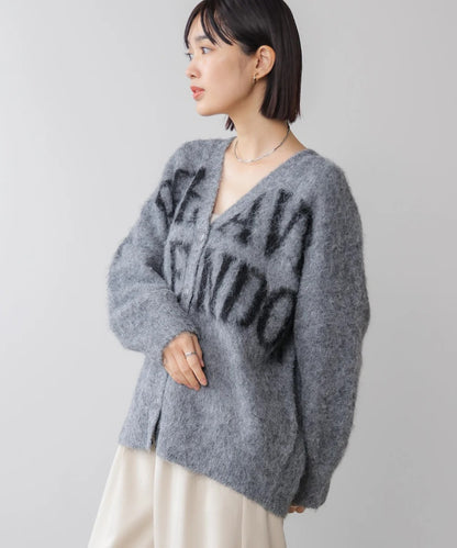 Bou Jeloud Kigaki Logo Knit Cardigan