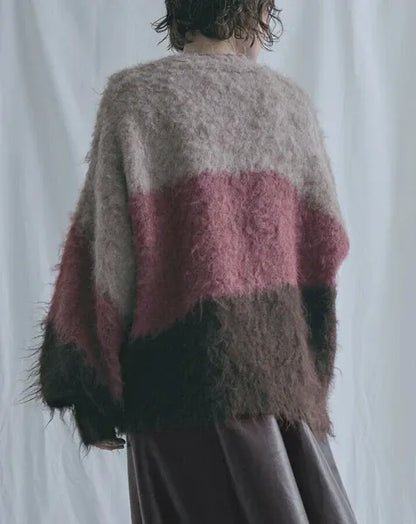 Three-Tiered Fluffy Cardigan