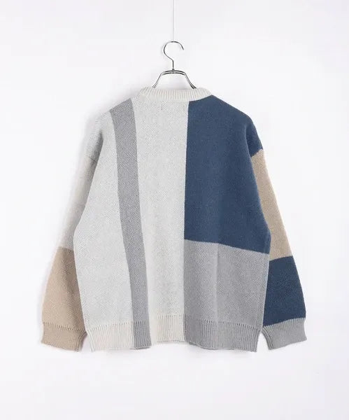 Blocking Color-Blocked Crew Knit