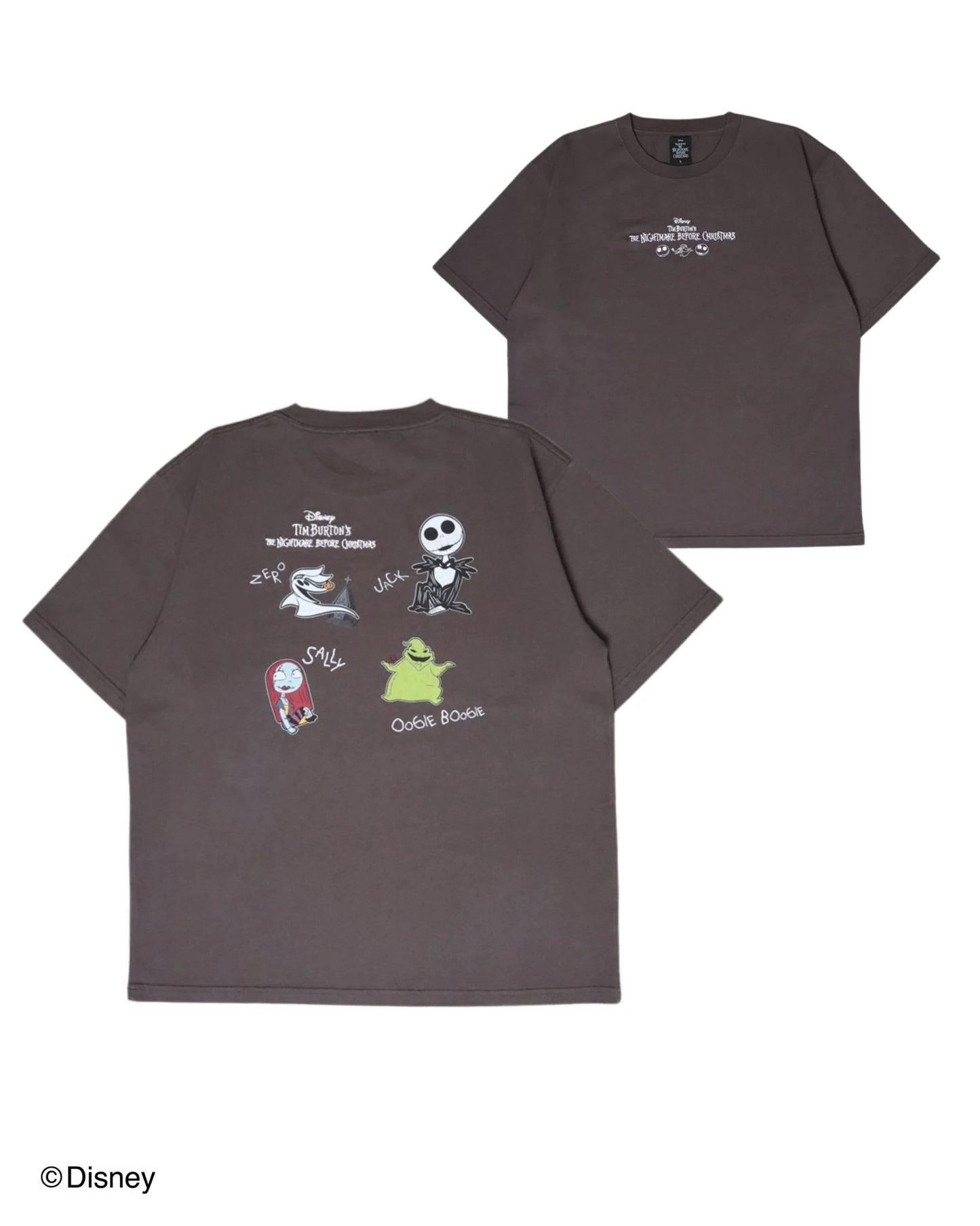 The Nightmare Before Christmas Multi Illust T-shirt