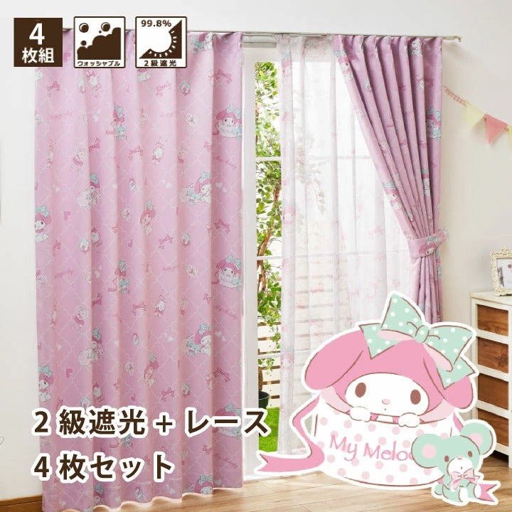 Sanrio My Melody Curtains & Screens 4-Piece Set